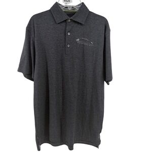 tasc Performance Cloud Polo Mens S Black Heather NWT Golf Bamboo Modal Athletic